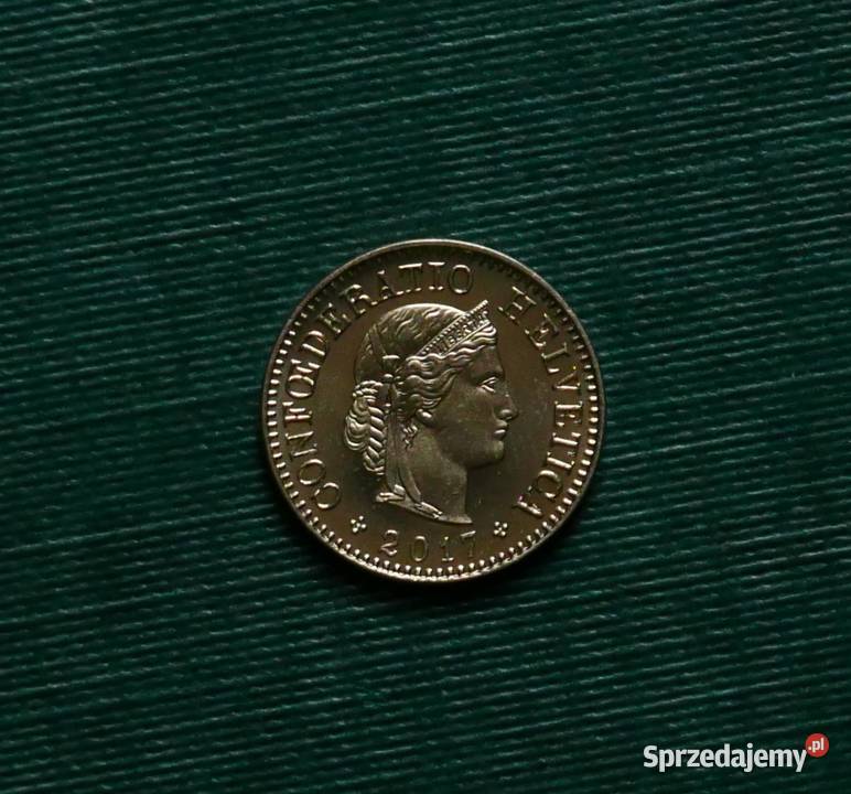 SZWAJCARIA 5 rappenów 2017r Gliwice