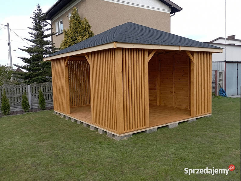 ALTANA 9 4x4m Panele Pionowe Impregnacja Gont Parzymiechy