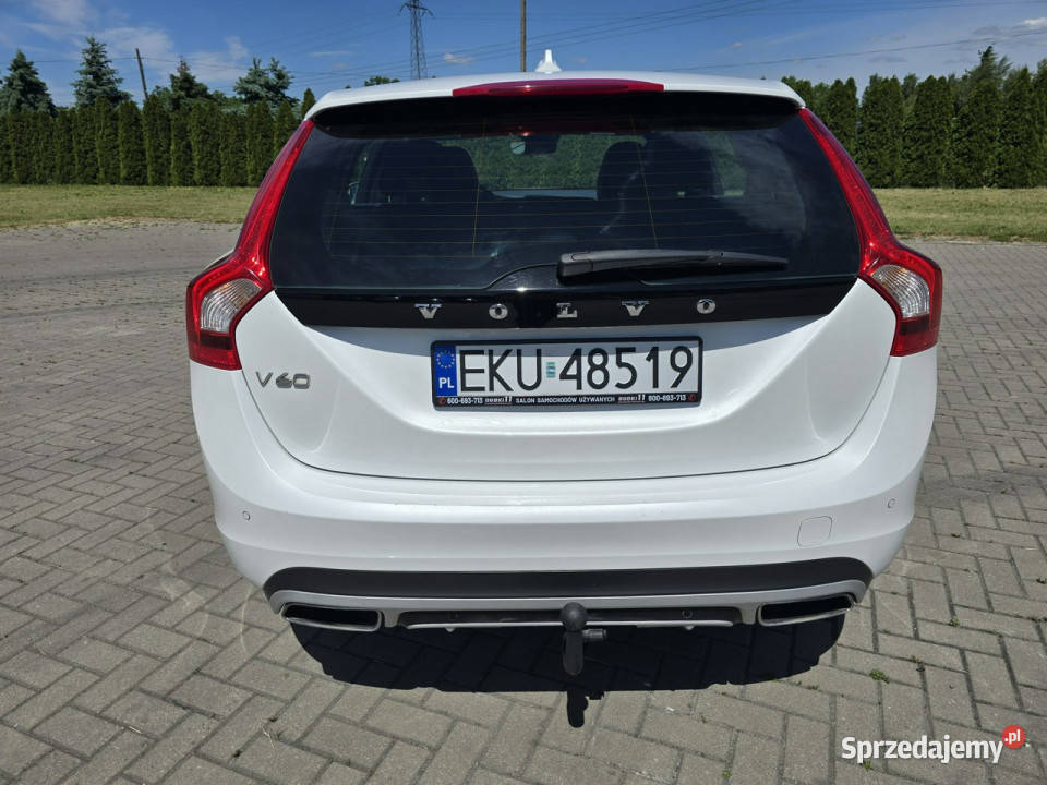 Volvo V60 20hdi NaviSerwisXenonyLedyBiała aluminiowe felgi łódzkie Kutno