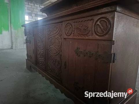 Drewniana Komoda z nadstawką Ełk