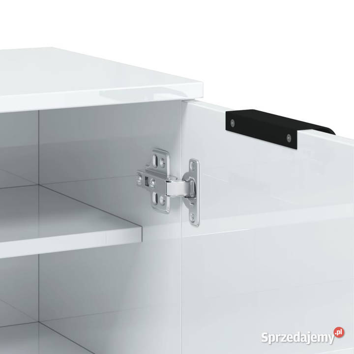 Szafka na buty wysoki połysk biała 59x35x100 mazowieckie Warszawa