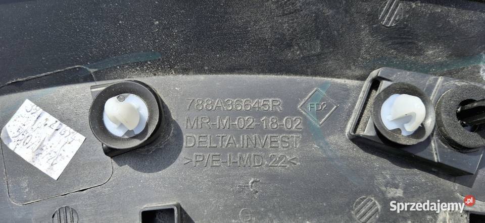 DACIA SANDERO III STEPWAY LISTWA BŁOTNIKA LEWY Bieleń