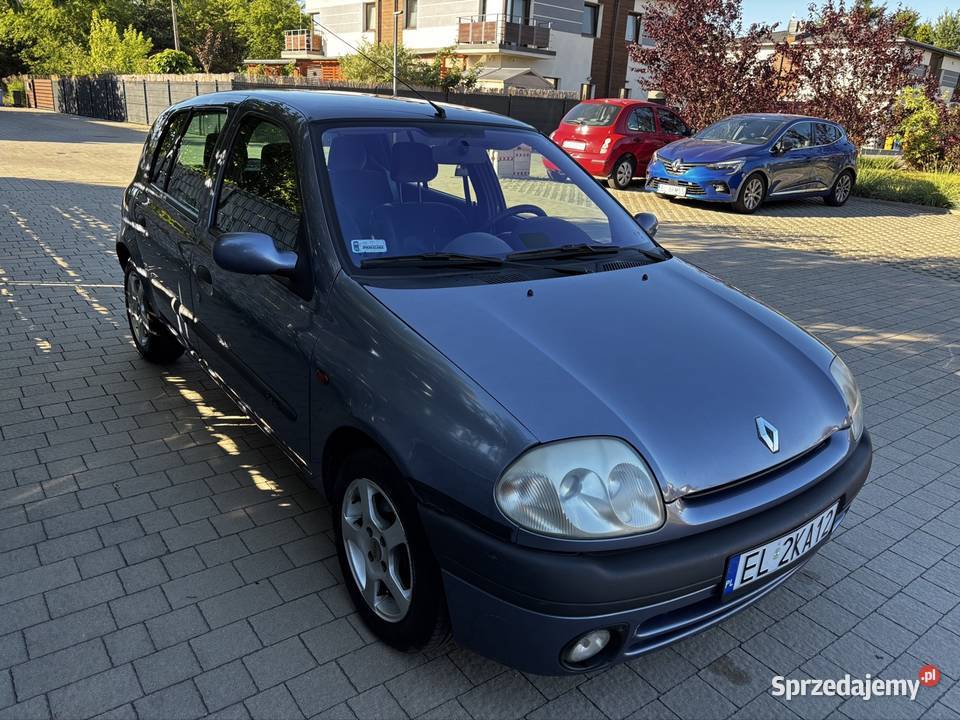 Renault Clio 2 automat 2000 189kkm zadbany kurtyny powietrzne Łódź