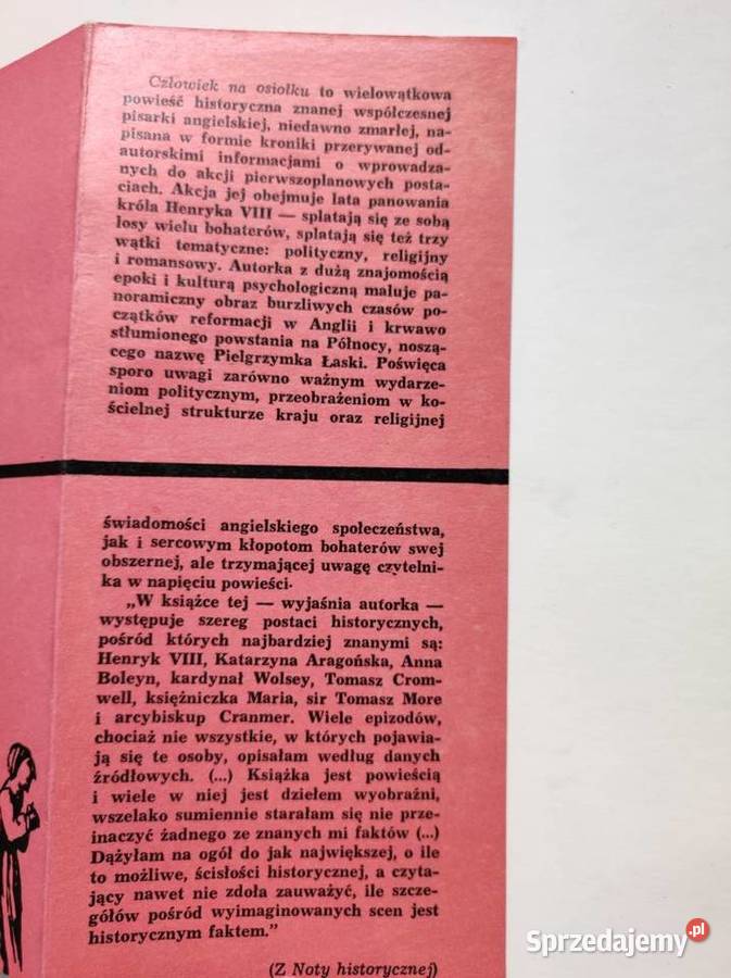 Człowiek na osiołku Hilda FMPrescott ISBN 8390434717 świętokrzyskie Kielce