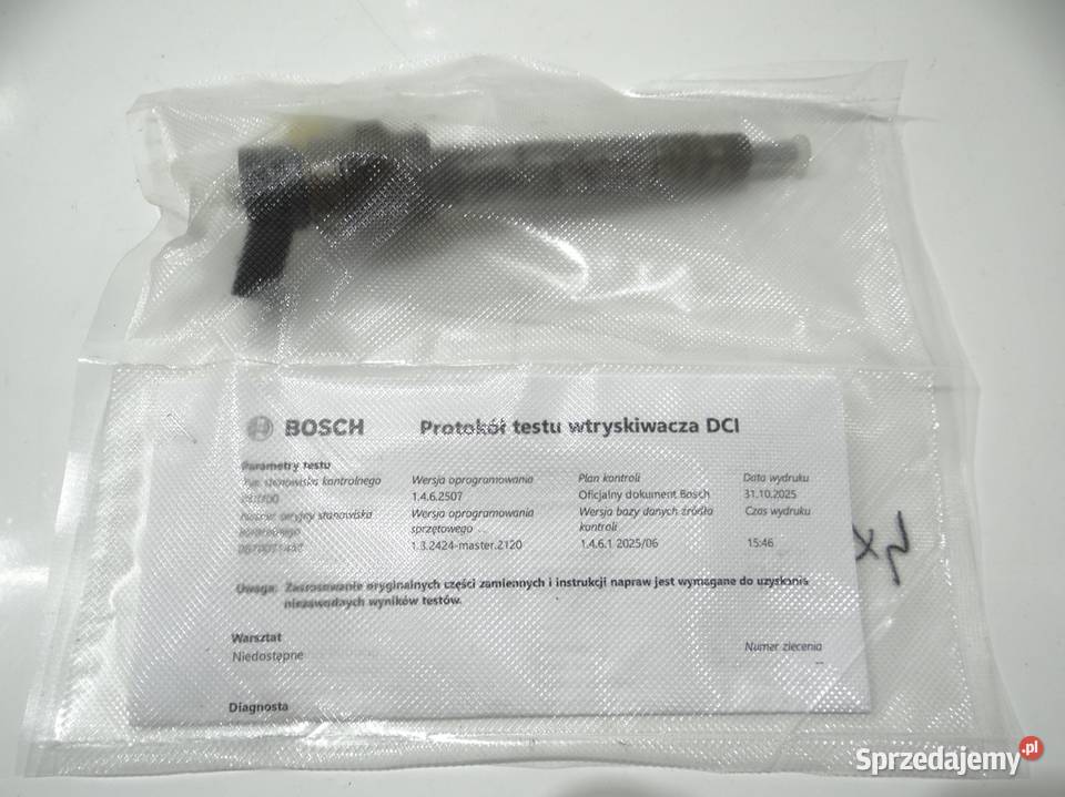 WTRYSKIWACZ BMW F10 F11 0445110480 Strzyżewice