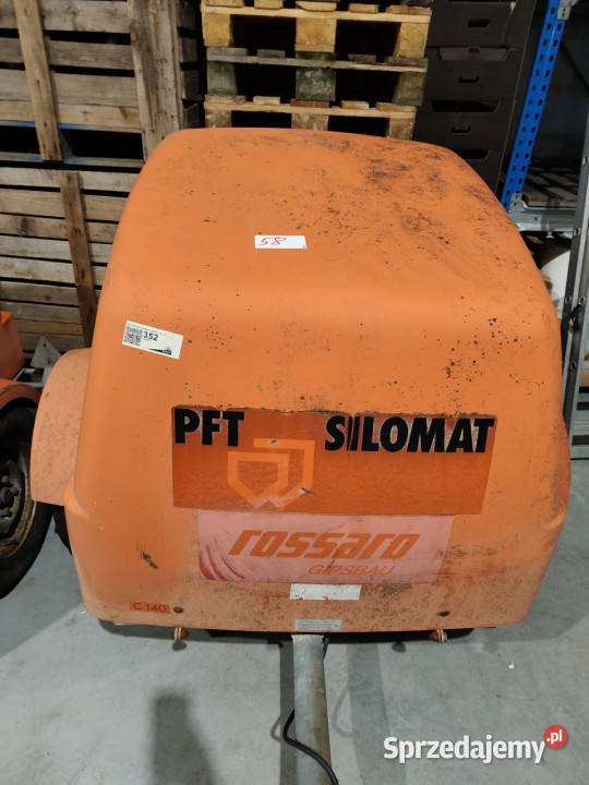 Pompa do transportu zapraw tynków PFT SILOMAT Pozostałe Szpitary