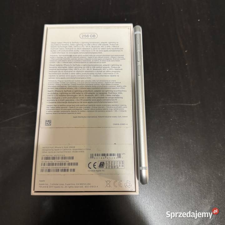 iPhone 8 256GB Silver 92 baterii Stan idealny