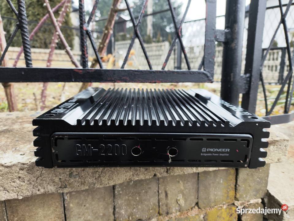 Wzmacniacz samochodowy 2 kanałowy Pioneer GM2200 Ilość kanałów 2 Niegowonice