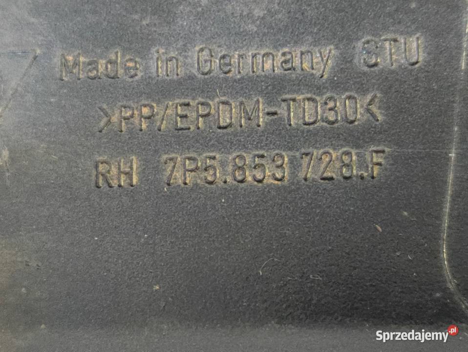 Listwa na Błotnik Prawy Przód Porsche Cayenne II Pleszew sprzedam