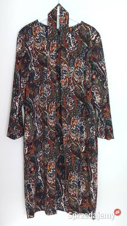 Prosta sukienka wzór paisley Bialcon rozmiar 40 zachodniopomorskie Szczecin