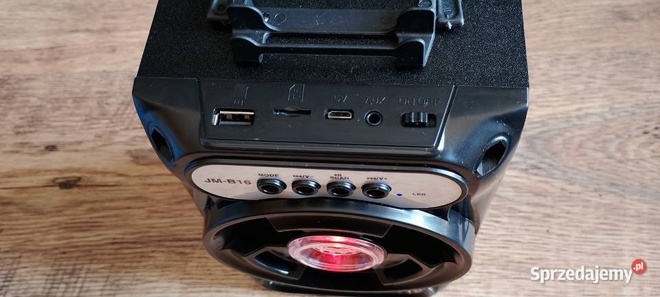 Nowy Głośnik Bluetooth B16 Mocny Bas Efekty LED