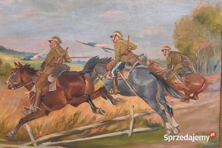 Wojciech Kossak Pogoń Bolszewikami Stary Duży sprzedam