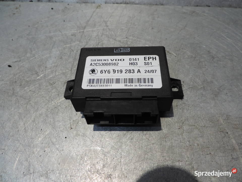 MODUŁ PDC SKODA OCTAVIA I FABIA 6Y6919283A Nowy Sącz