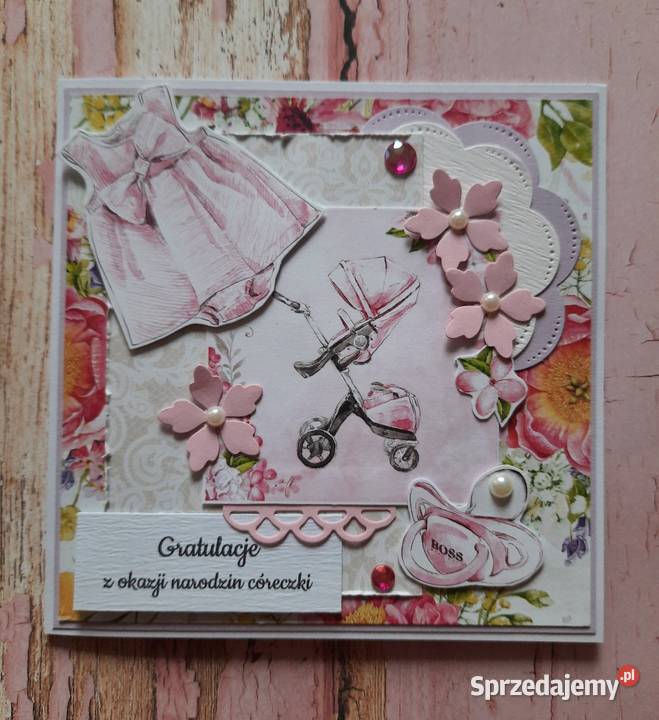 Kartka personalizowana Chrzest Święty narodziny