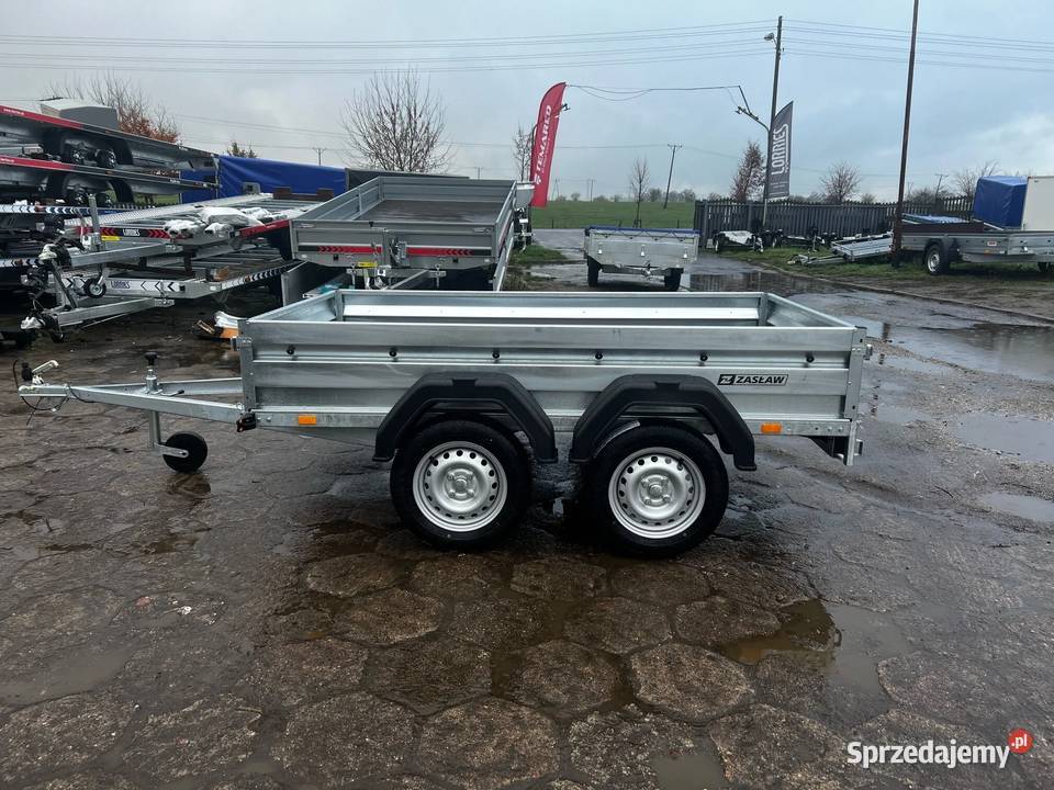 Przyczepa dwuosiowa Zasław 235T tandem 750 DMC Pozostałe