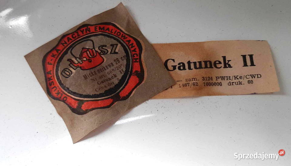 PRL nowa Medyczna miska nerkowata 22 OLKUSZ