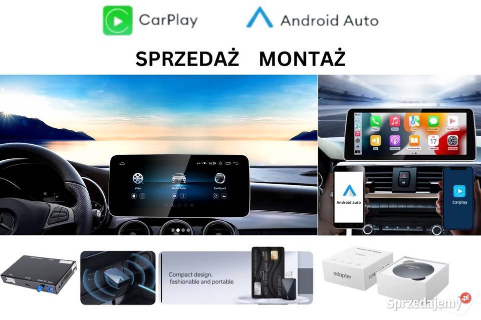 Montaż Car Audio Radia Android CarPlay GPS Tuning Poznań tuningowanie