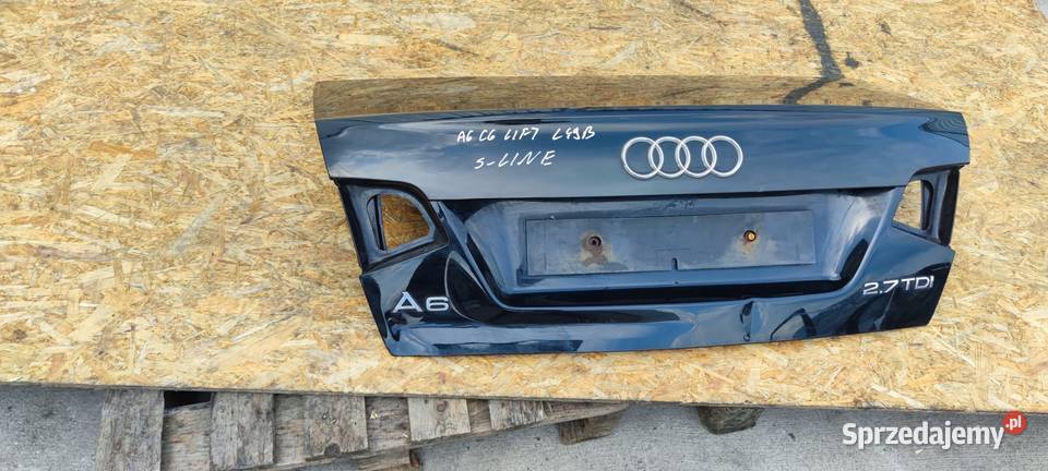 KLAPA TYLNA TYŁ AUDI A6 C6 SEDAN LY9B LIFT S Przystajń sprzedam