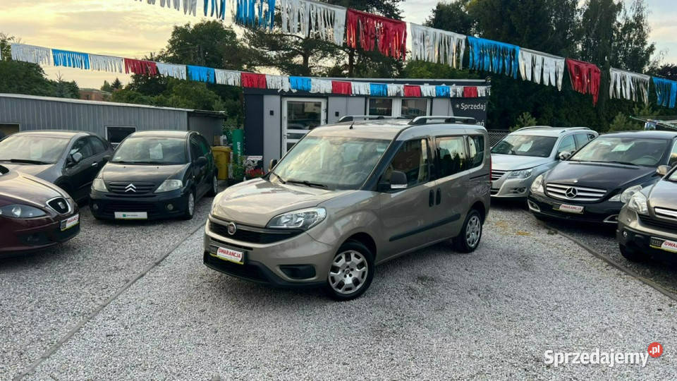 Fiat Doblo 7 os 14 Benz Fabryczne LPG Salon I Wł 95KM dolnośląskie Świdnica sprzedam