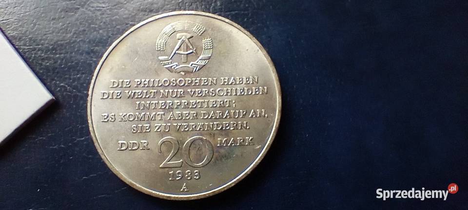 Stare monety 20 marek 1983 Marks Niemcy Lesko
