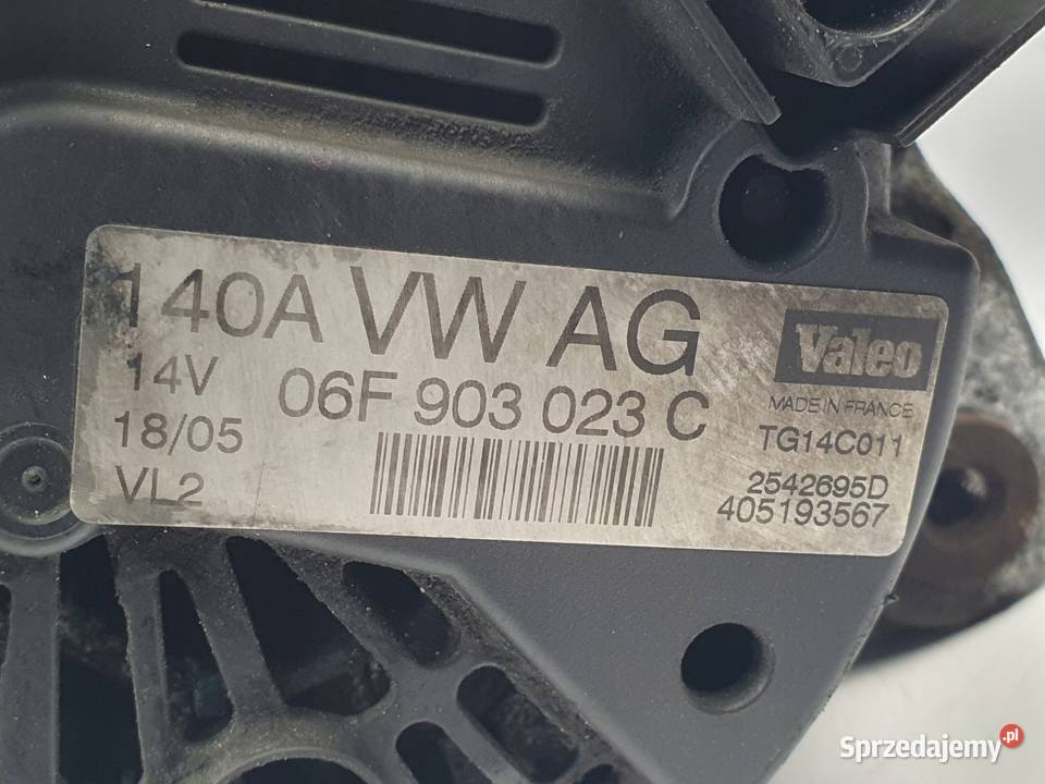 ALTERNATOR Skoda Octavia II Audi A3 8P VW Golf V Chełm