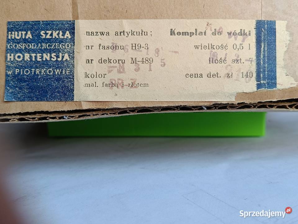 Filiżanka ze spodkiem hialitowa Huta HORTENSJA pomorskie Gdynia