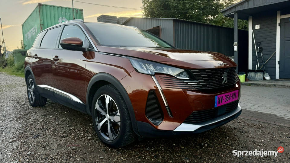 Peugeot 5008 15 hdi automat 7os Full led pół asystent pasa ruchu pomorskie