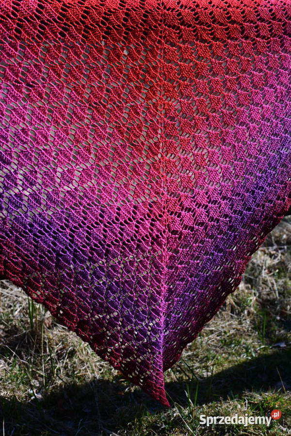 Chusta zrobiona na szydełku Koszalin