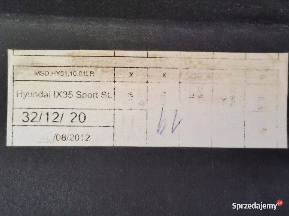 HYUNDAI IX35 SPORT SL MS DESIGN LISTWA PROGU Pleszew