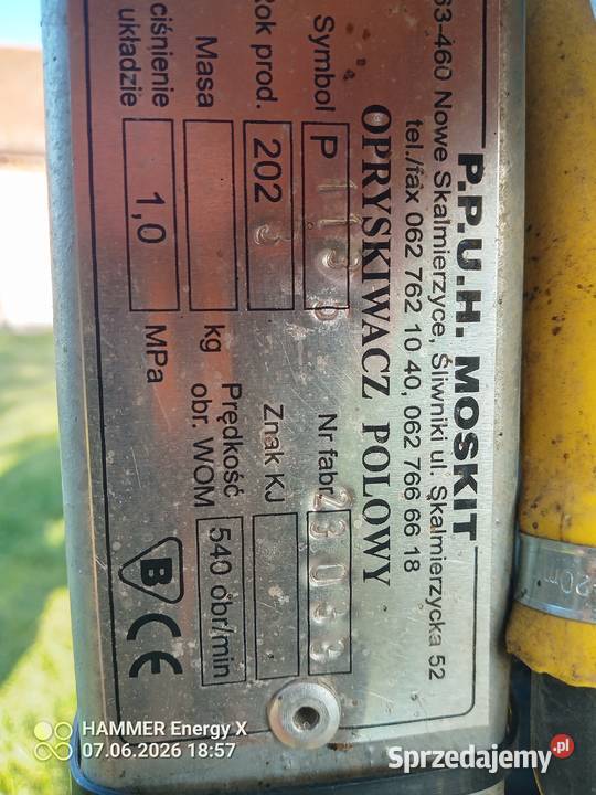 Opryskiwacz polowy Grabów nad Prosną