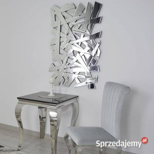 Nowoczesne lustro glamour dekoracyjne wiszące do Warszawa