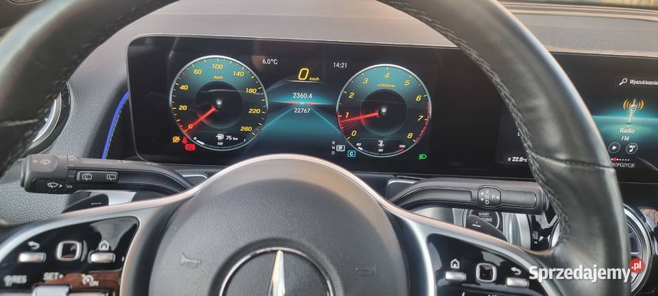 GLB 250 AMG 4X4 MATICPanorama DachKamery czujnik zmierzchu Toruń