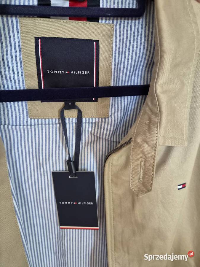 Nowa beżowa kurtka męska Tommy Hilfiger rozmiar Kurtki i płaszcze Bibice sprzedam