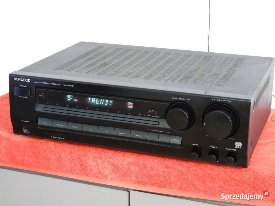 Wzmacniacz z radiem Kenwood KRA4070 RDS sprawny
