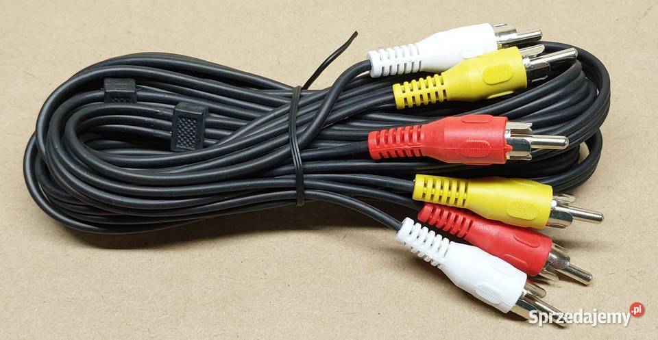 KABEL PODŁĄCZENIOWY AUDIO VIDEO 3X RCA NA 3X RCA Mielęcin
