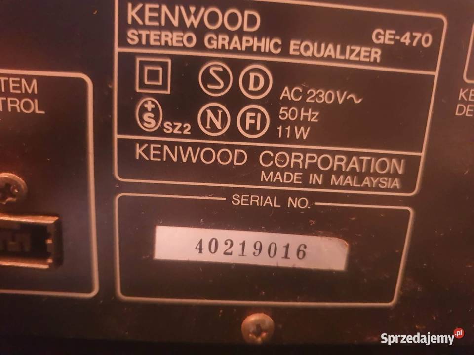Kenwood ge470 korektor graficzny plus wzmacniacz Leżajsk