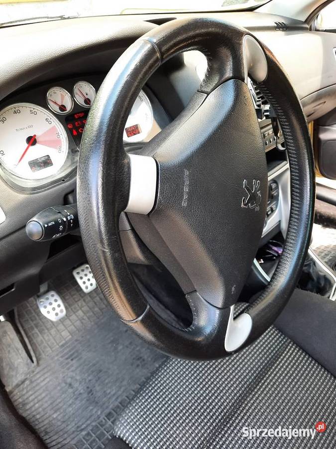 Peugeot 307cc welurowa tapicerka Motoryzacja