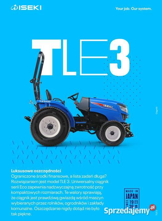 Iseki TLE 3410 AL 4x4 40 Tajęcina sprzedam