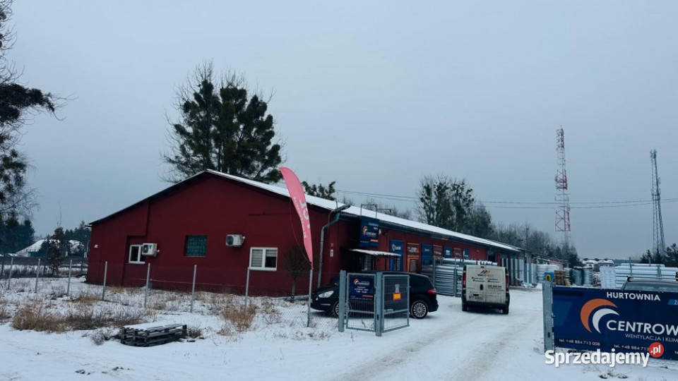 Hala magazynowa 1000m2 na działce 4000 m2