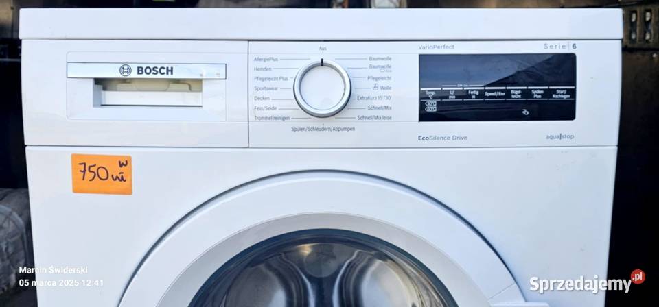 Pralka Bosch Serie 6 Vario Perfect z gwarancją Pralki i suszarki wielkopolskie Szamotuły