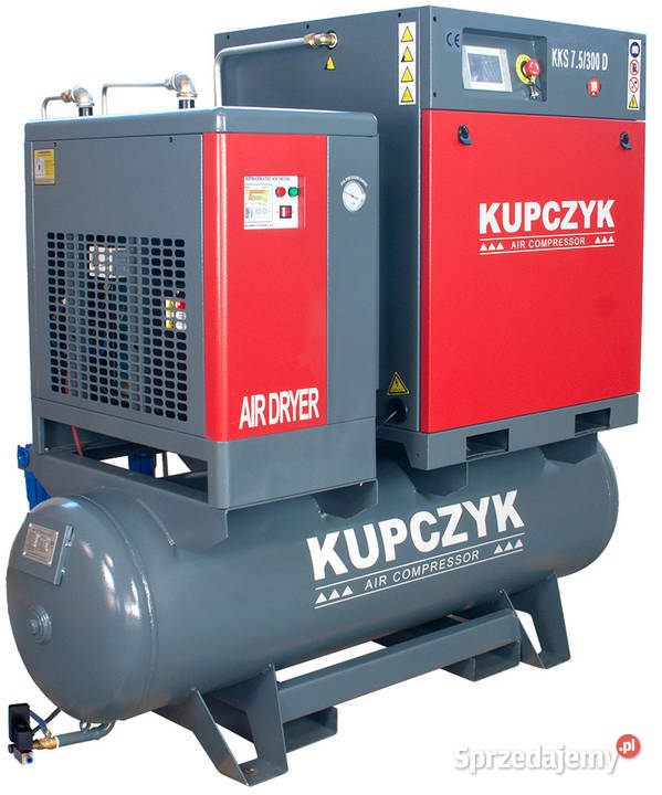 Kompresor śrubowy Kupczyk KKS 75300D 800 lmin mazowieckie Warka sprzedam