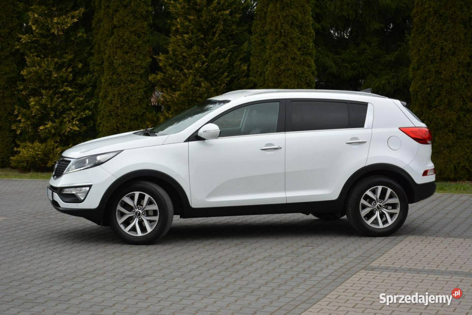 Kia Sportage Lift Biała Perła Ledy Duża Navi przyciemniane szyby mazowieckie Ostrów Mazowiecka