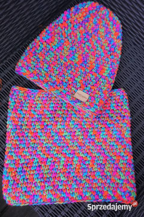 komplet czapka komin rózne kolory Kraków sprzedam