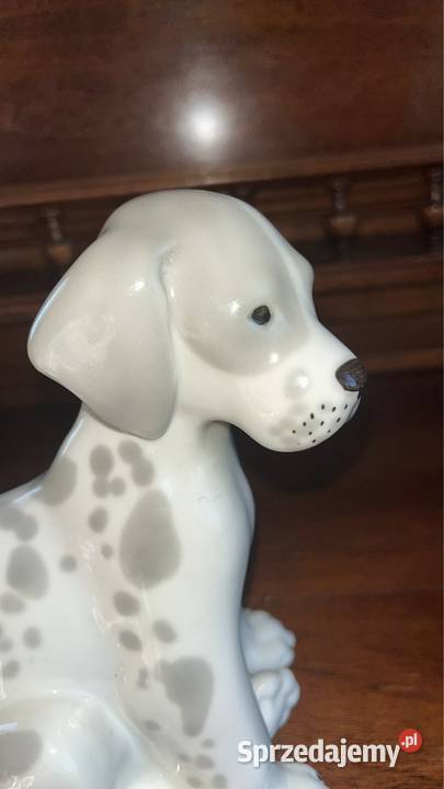 Figurka Dalmatyńczyk Manufaktura ŁOMONOSOW ros o Porcelana i szkło Gdańsk