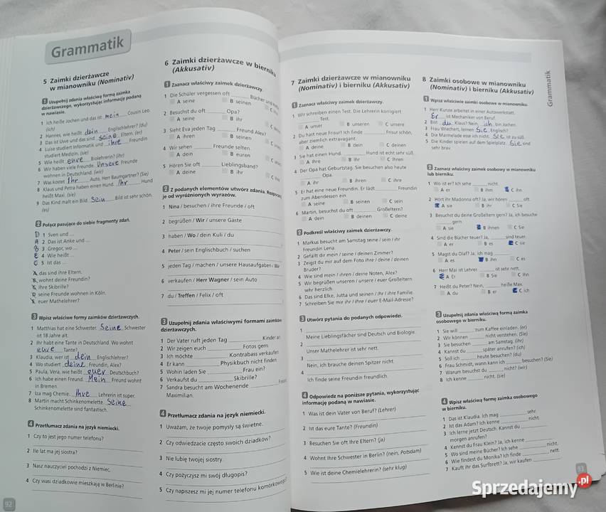Infos aktuell 1 Język niemiecki liców i sprzedam