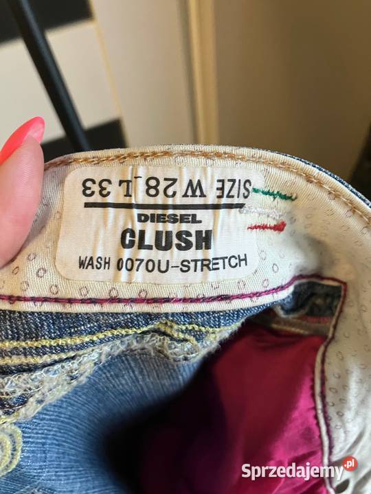 Nowe damskie jeansy spodnie Diesel Jeans hafty Spodnie Rzeszów