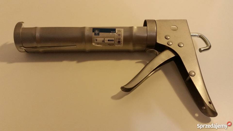 Pistolet wyciskacz mas silikonu kleju akrylu tub Wrocław