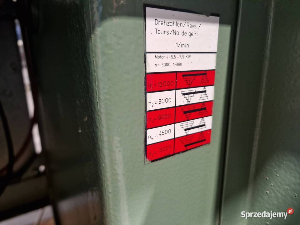 Frezarka dolnowrzecionowa BAUERLE frezarka do Kalwaria Zebrzydowska