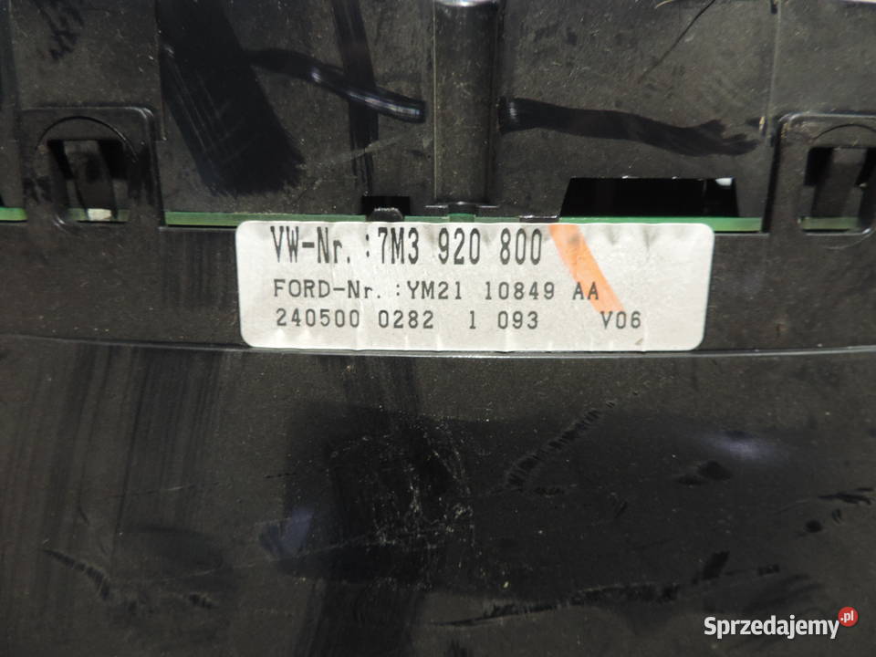 LICZNIK VW SHARAN MK1 20 8V 7M3920800 Nowy Sącz