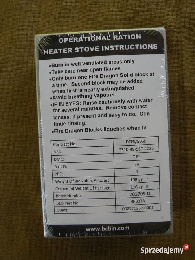 Podgrzewacz Us Army heater stove sprzedam